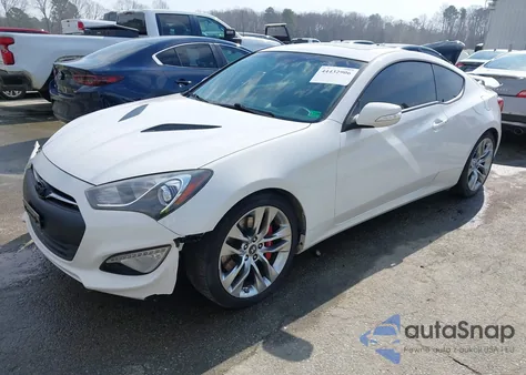 2013 Hyundai Genesis 3.8 Track из США, поврежденный, VIN KMHHU6KJ6DU080561